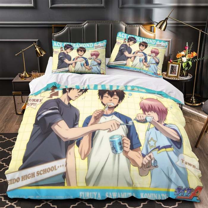 Ace Of Diamond Bedding Set Duvet Cover Without Filler