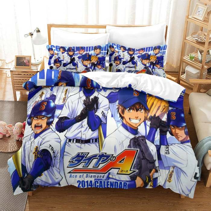 Ace Of Diamond Bedding Set Duvet Cover Without Filler