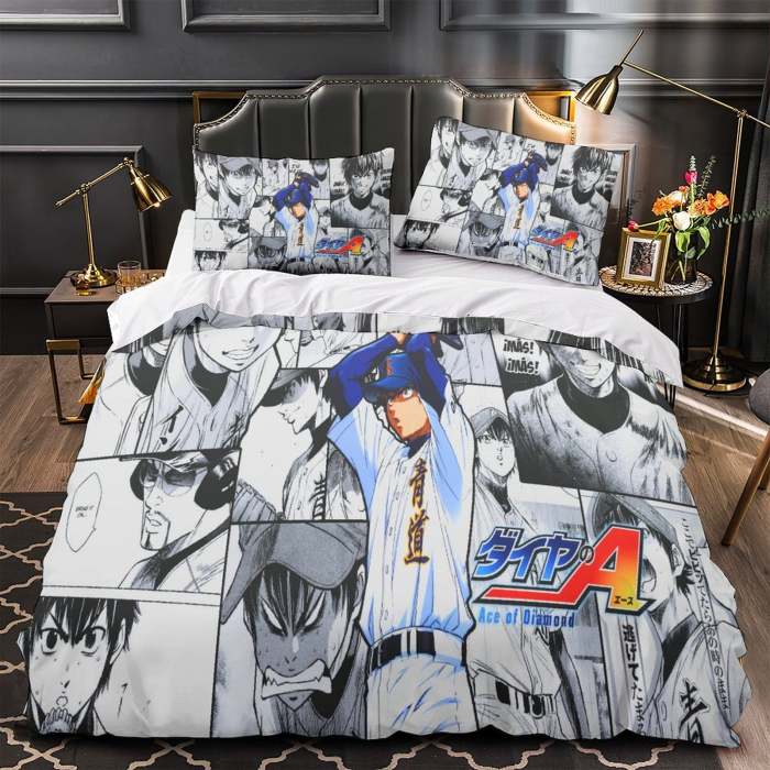 Ace Of Diamond Bedding Set Duvet Cover Without Filler