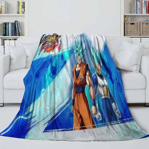Dragon Ball Fighterz Blanket Flannel Fleece Throw Room Decoration