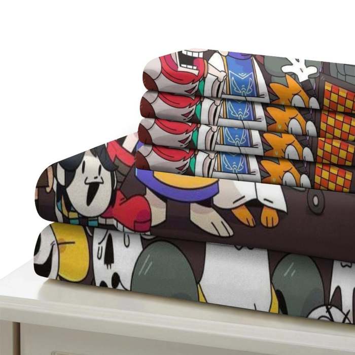 Undertale Bedding Set Pattern Quilt Cover Without Filler