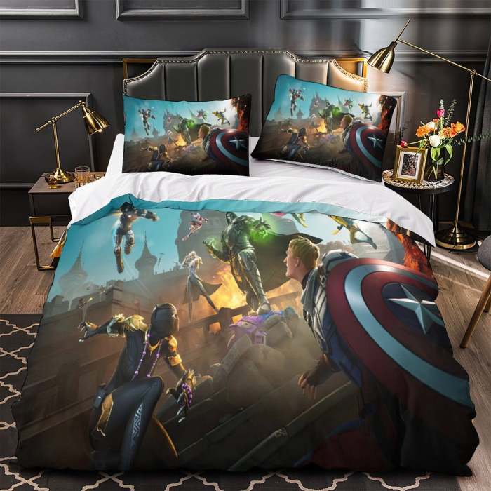Fortnite Chapter 5 Season 4 Bedding Set Pattern Quilt Cover Without Filler