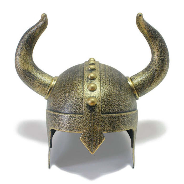 Medieval Viking Helmet With Horns For Adults