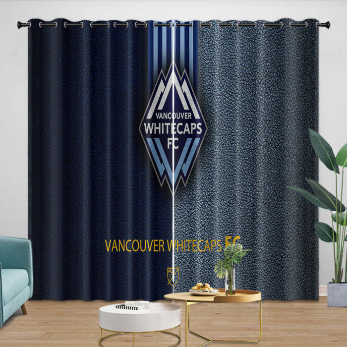 Vancouver Whitecaps Fc Curtains Blackout Window Drapes Room Decoration