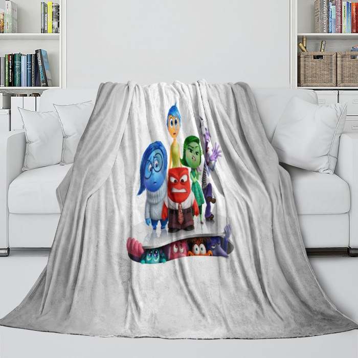 Pixar'S Inside Out 2 Blanket Flannel Fleece Throw Room Decoration