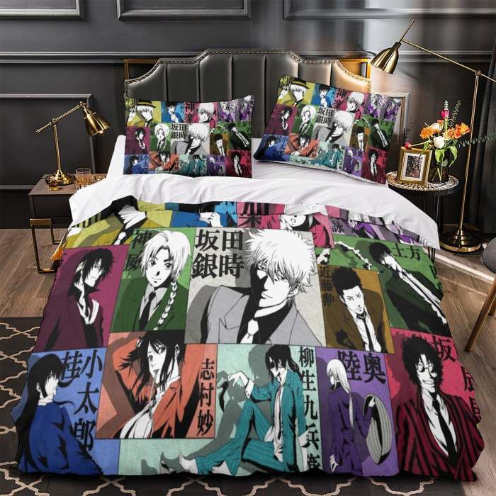 Gintama Bedding Set Pattern Quilt Cover Without Filler