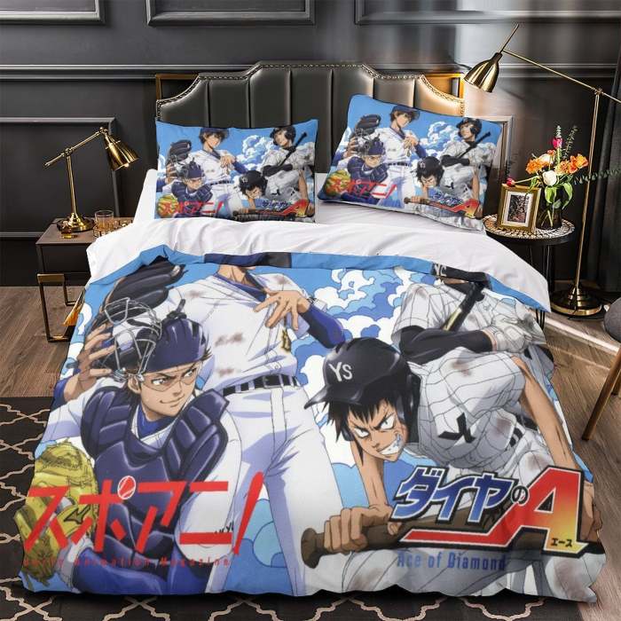 Ace Of Diamond Bedding Set Duvet Cover Without Filler