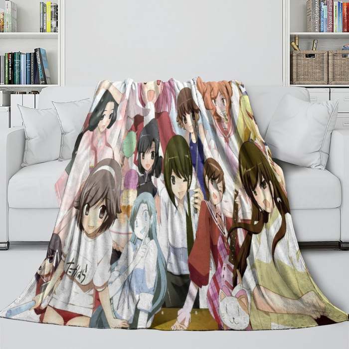 The World God Only Knows Blanket Flannel Fleece Throw Room Decoration