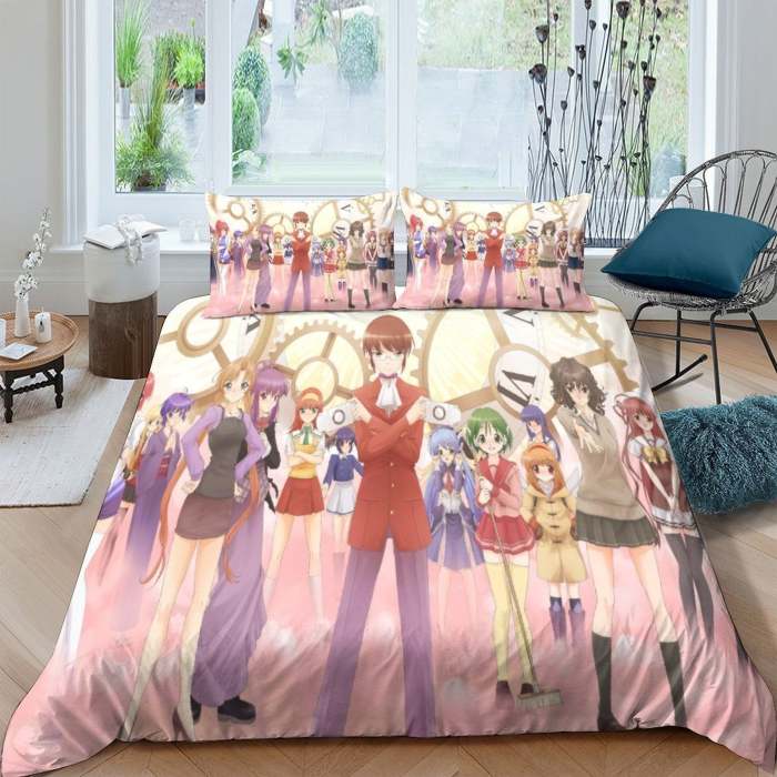 The World God Only Knows Bedding Set Pattern Quilt Cover Without Filler