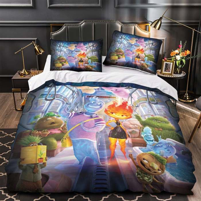 Elemental Bedding Set Pattern Quilt Cover Without Filler