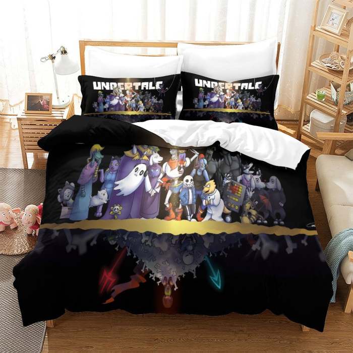 Undertale Bedding Set Pattern Quilt Cover Without Filler