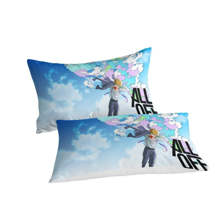Mob Psycho 100 Bedding Set Pattern Quilt Cover Without Filler