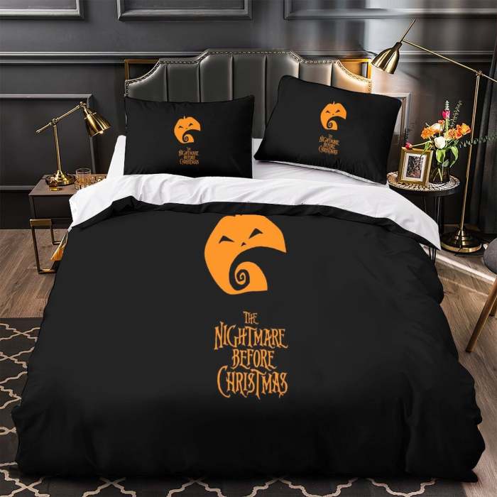 The Nightmare Before Christmas Bedding Set Quilt Cover Without Filler