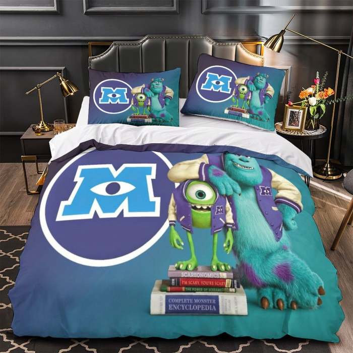 Monsters University Bedding Set Pattern Quilt Cover Without Filler