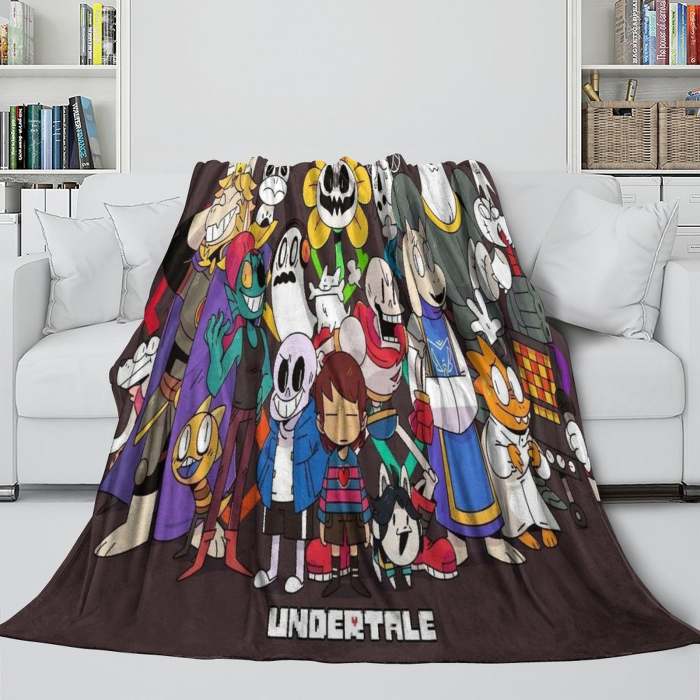 Undertale Blanket Flannel Fleece Throw Room Decoration