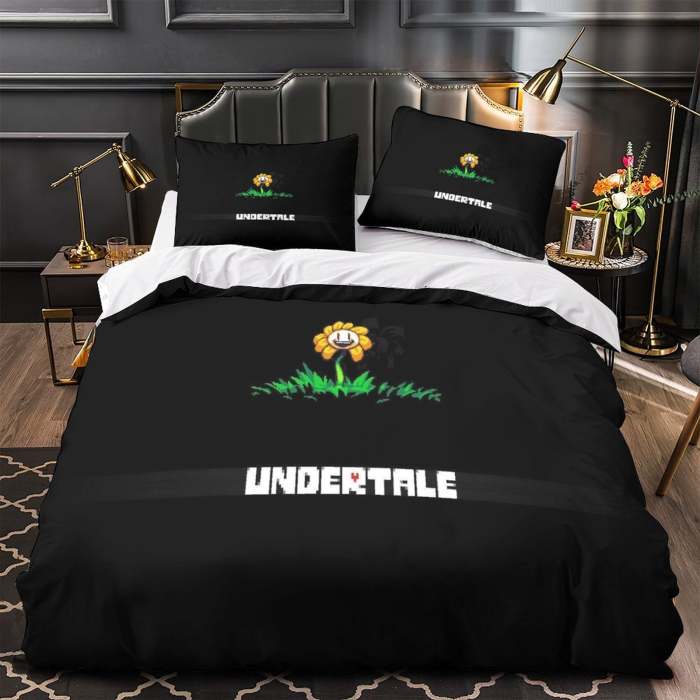 Undertale Bedding Set Pattern Quilt Cover Without Filler