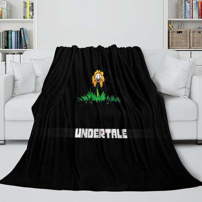 Undertale Blanket Flannel Fleece Throw Room Decoration