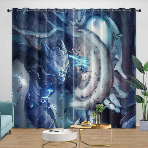 Kaiju No. 8 Curtains Blackout Window Drapes Room Decoration