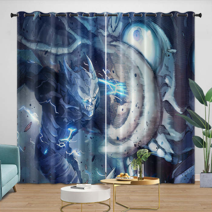 Kaiju No. 8 Curtains Blackout Window Drapes Room Decoration