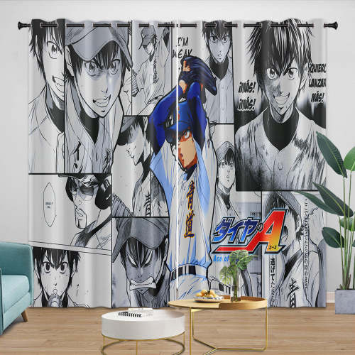 Ace Of Diamond Curtains Blackout Window Drapes Room Decoration