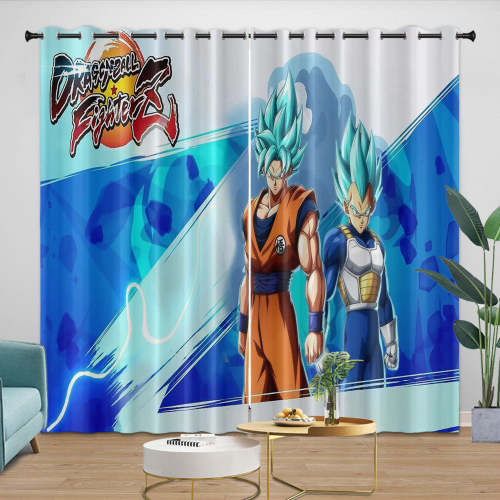 Dragon Ball Fighterz Curtains Blackout Window Drapes Room Decoration