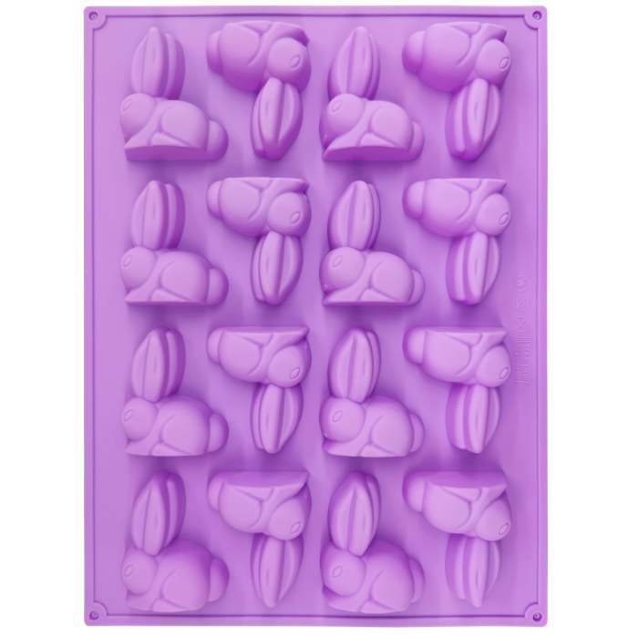 1 Pcs Mini Rabbit Silicone Mold For Scented Wax Melts, Chocolate Truffles, Candy, Jelly, Ice Cube Tray