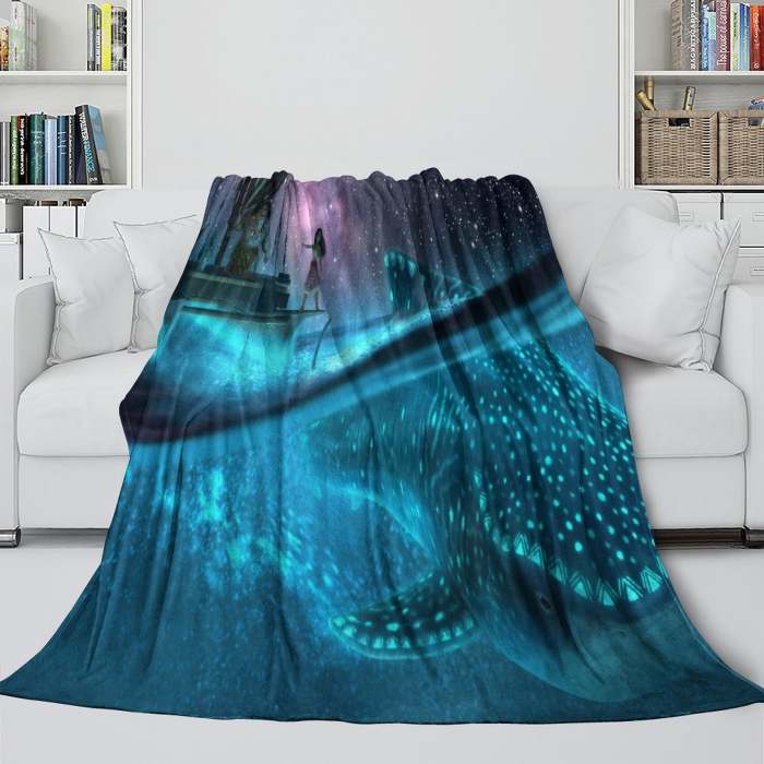 Moana 2 Blanket Flannel Throw Room Decoration
