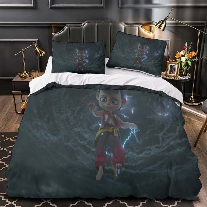 Movie Ne Zha 2 Bedding Set Quilt Cover Without Filler