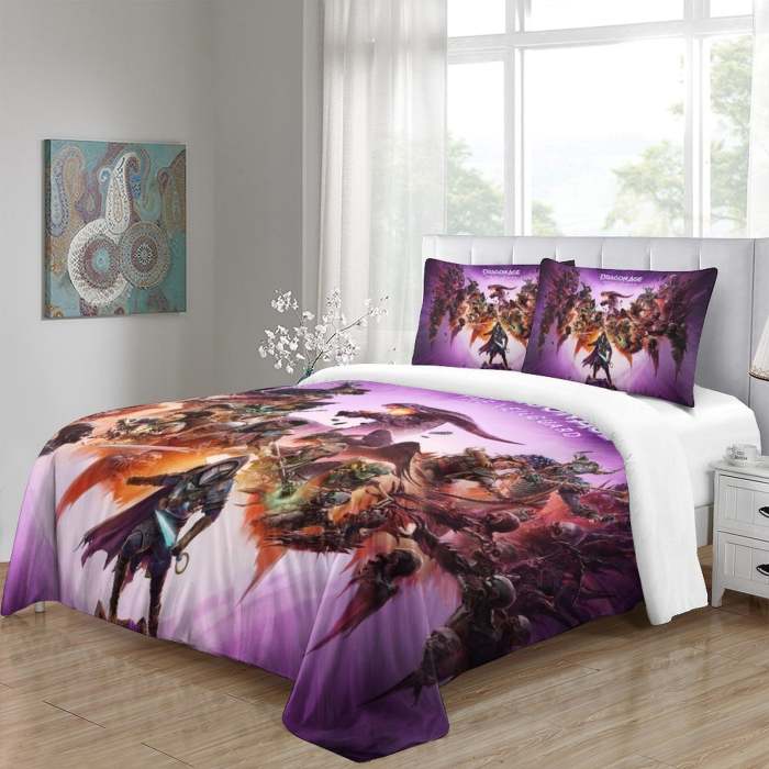 Dragon Age The Veilguard Bedding Set Quilt Cover Without Filler