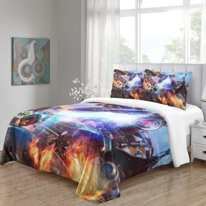 Ratchet Clank Rift Apart Bedding Set Quilt Cover Without Filler