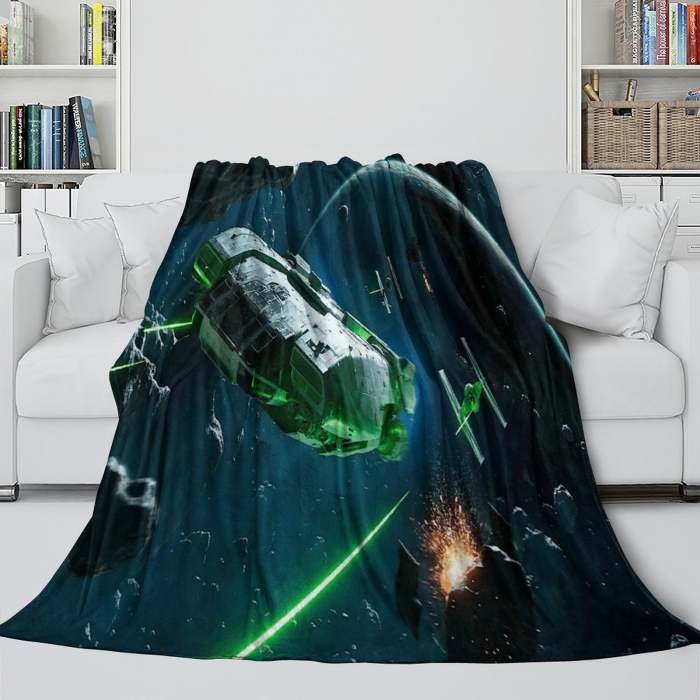 Star Wars Outlaws Blanket Flannel Throw Room Decoration