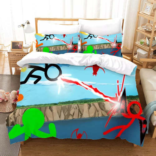 Alan Becker Bedding Set Quilt Cover Without Filler