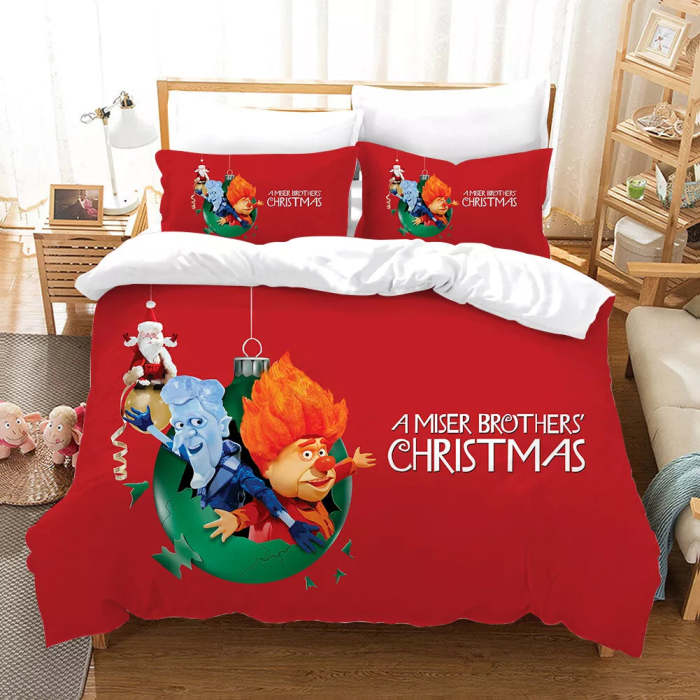 A Miser Brothers Christmas Bedding Set Quilt Cover Without Filler