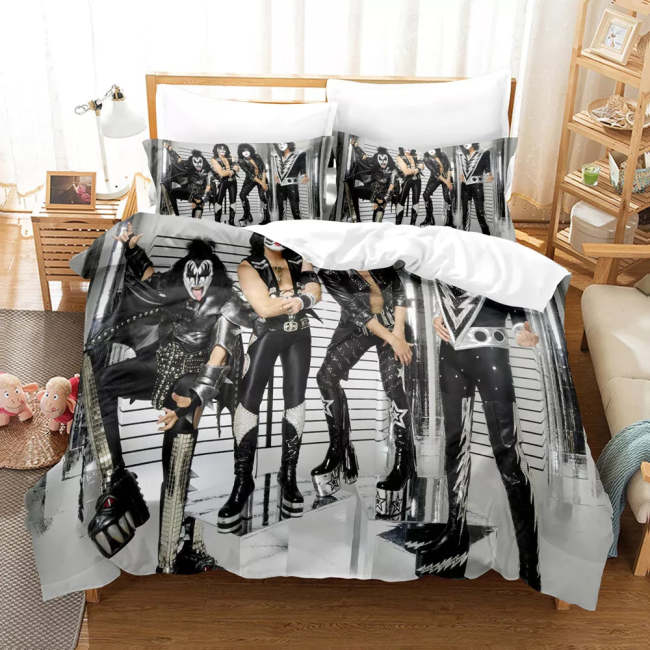 Kiss Band Bedding Set Pattern Quilt Cover Without Filler