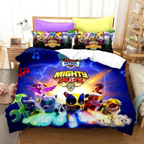 Paw Patrol Mighty Pups Bedding Set Quilt Cover Without Filler