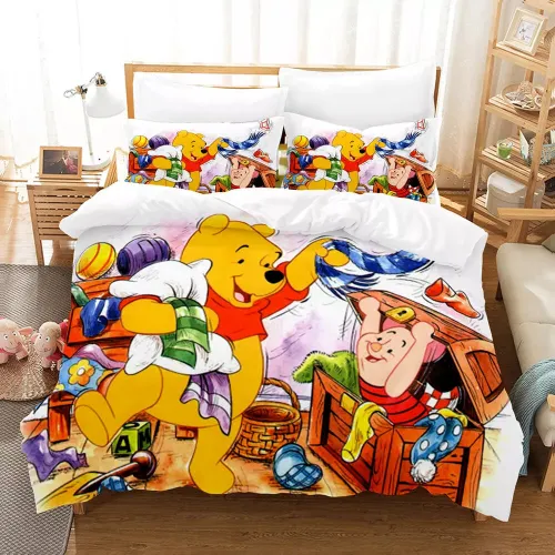 Winnie The Pooh Bedding Set Kids Quilt Cover Without Filler