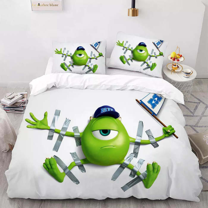 Monsters University Bedding Set Pattern Quilt Cover Without Filler