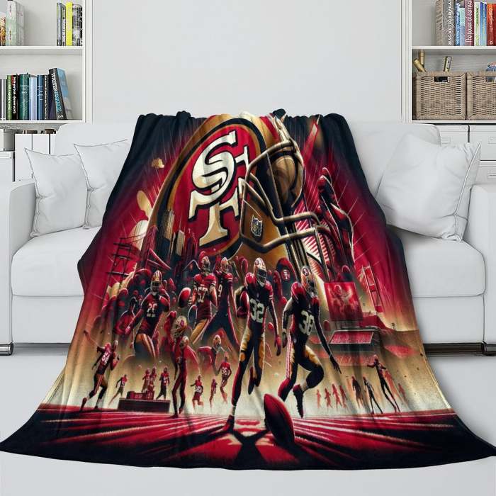 San Francisco 49Ers Blanket Flannel Fleece Throw