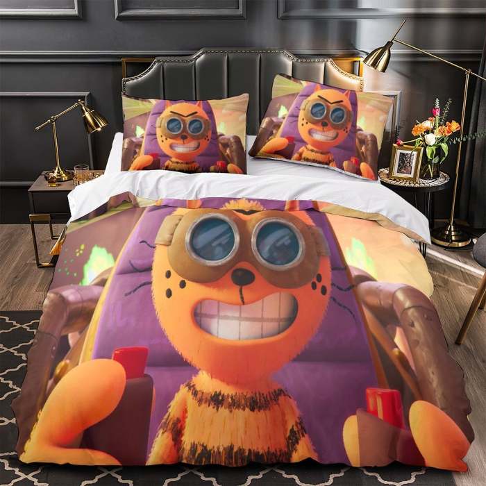 Dog Man Bedding Set Quilt Cover Without Filler