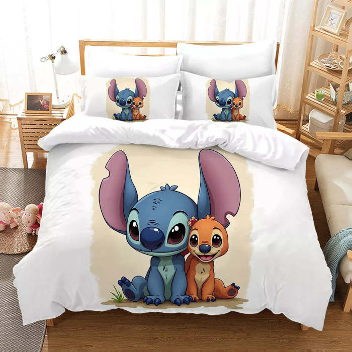Lilo & Stitch Bedding Set Pattern Quilt Cover Without Filler