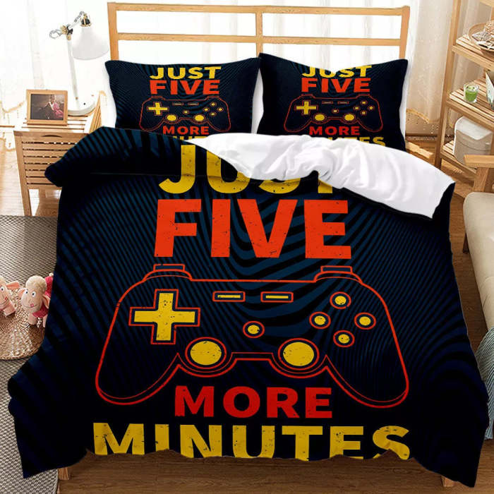 Gamepad Bedding Set Pattern Quilt Cover Without Filler