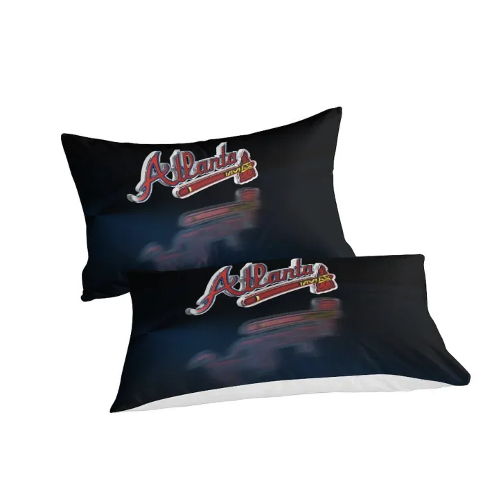 Atlanta Braves Bedding Set Quilt Cover Without Filler