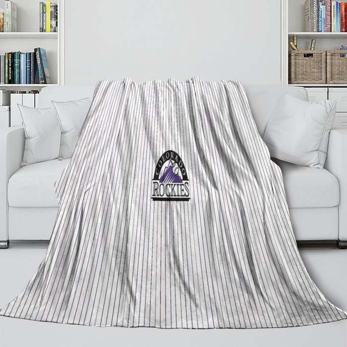 Colorado Rockies Blanket Flannel Throw Room Decoration