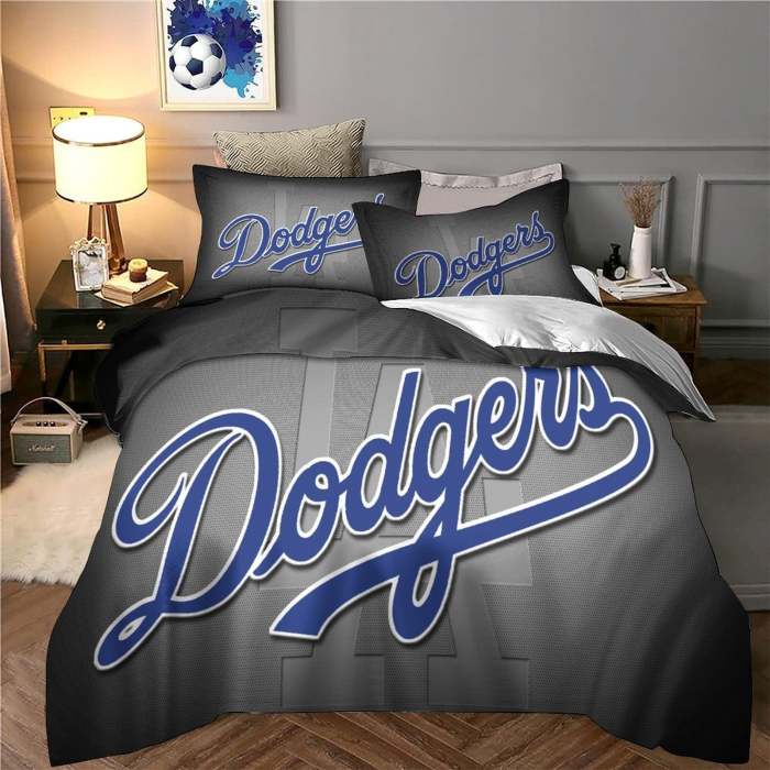 Los Angeles Dodgers Bedding Set Quilt Cover Without Filler