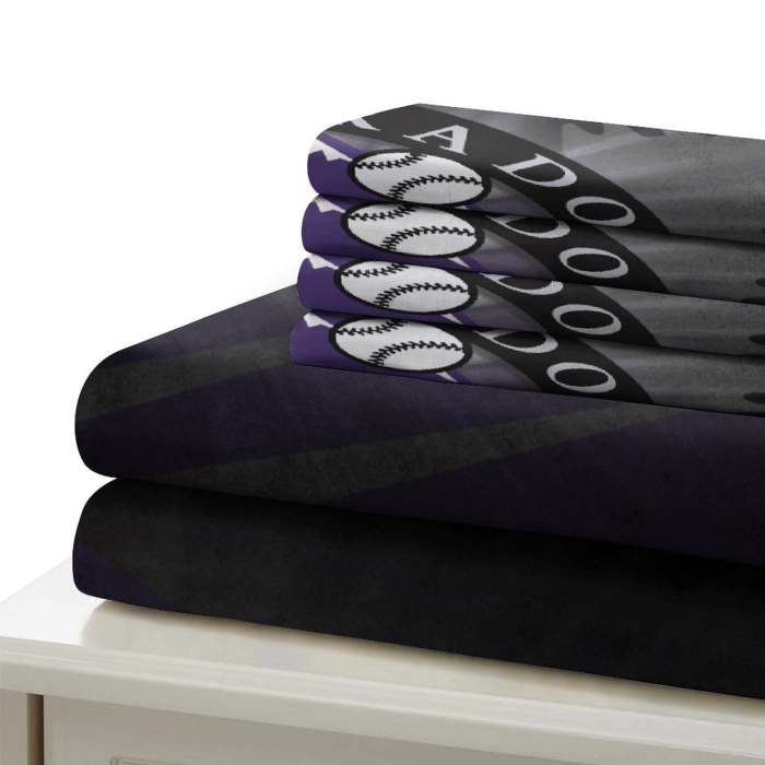 Colorado Rockies Bedding Set Quilt Cover Without Filler