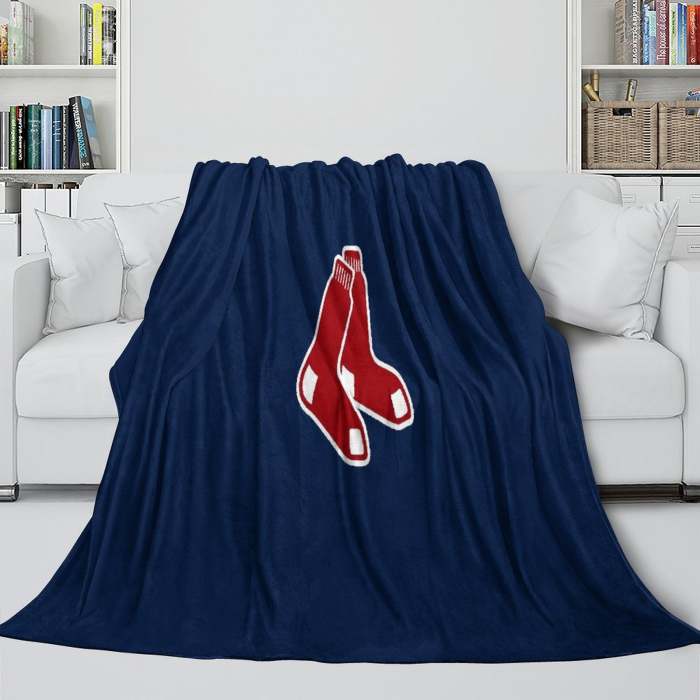 Boston Red Sox Blanket Flannel Throw Room Decoration