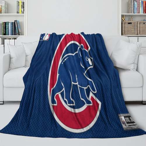 Chicago Cubs Blanket Flannel Throw Room Decoration