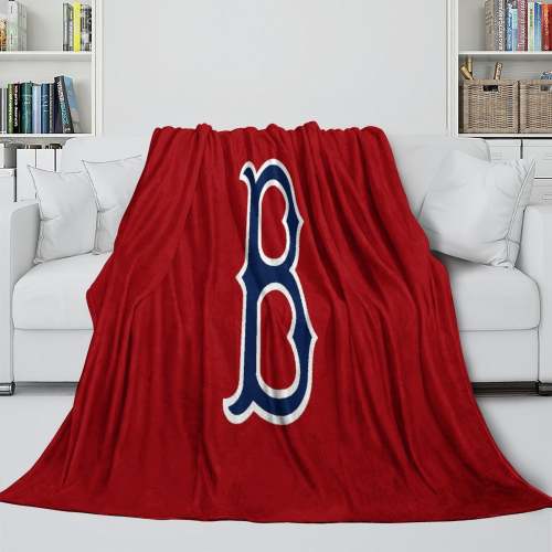 Boston Red Sox Blanket Flannel Throw Room Decoration