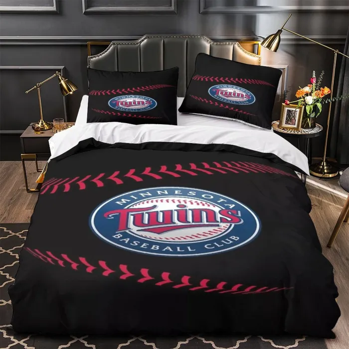 Minnesota Twins Bedding Set Quilt Cover Without Filler
