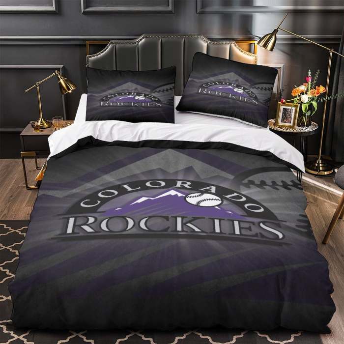 Colorado Rockies Bedding Set Quilt Cover Without Filler